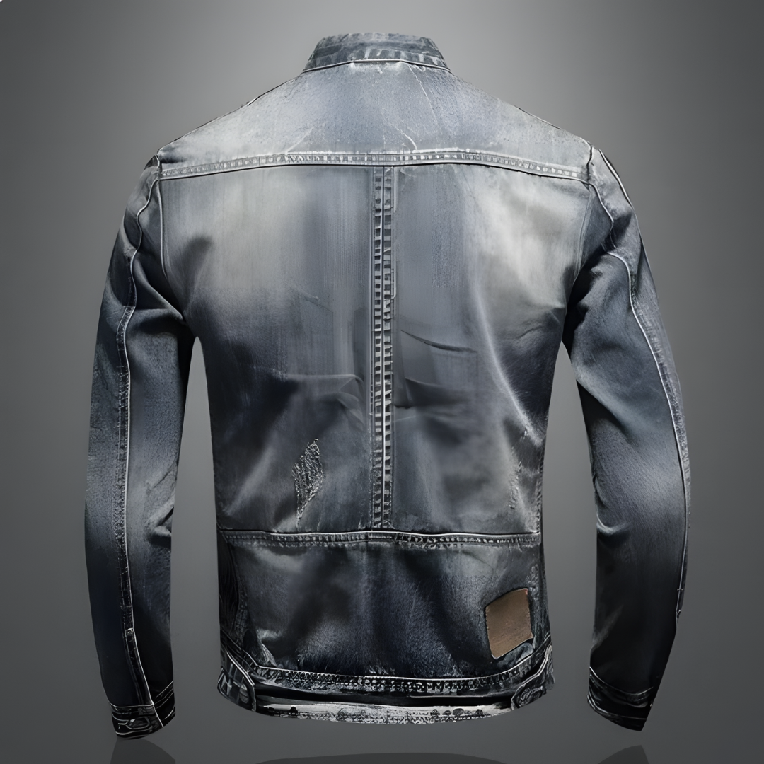 Ace | Denim Moto Jacket