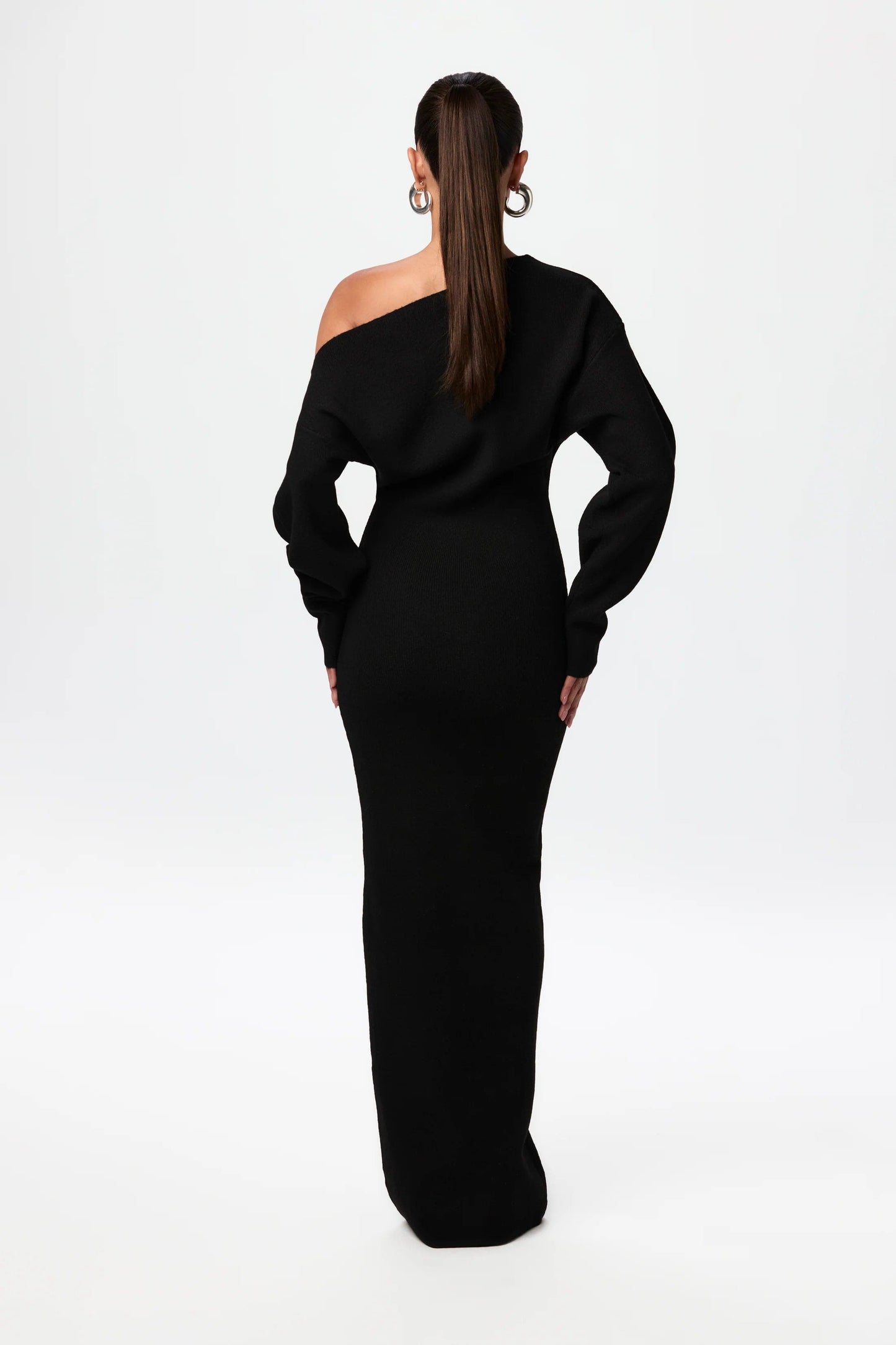 Allure | Knit Sweater Maxi Dress