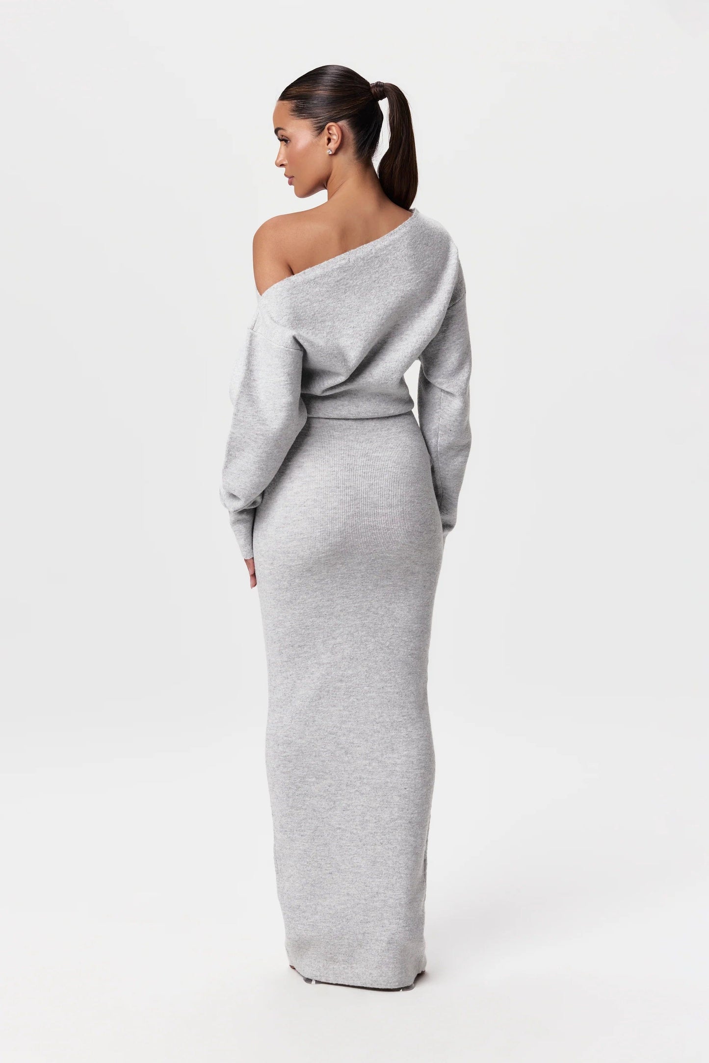 Allure | Knit Sweater Maxi Dress