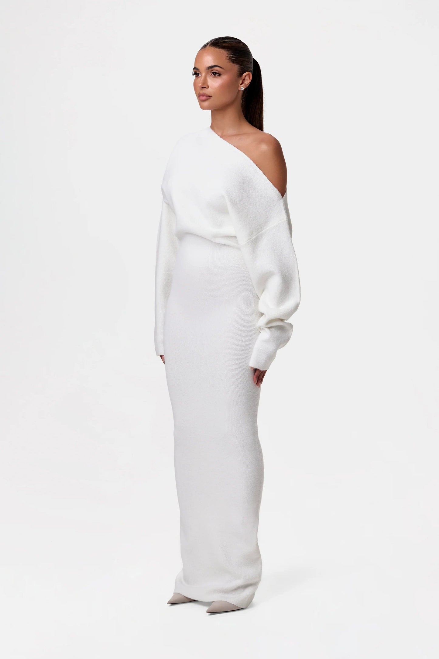 Allure | Knit Sweater Maxi Dress