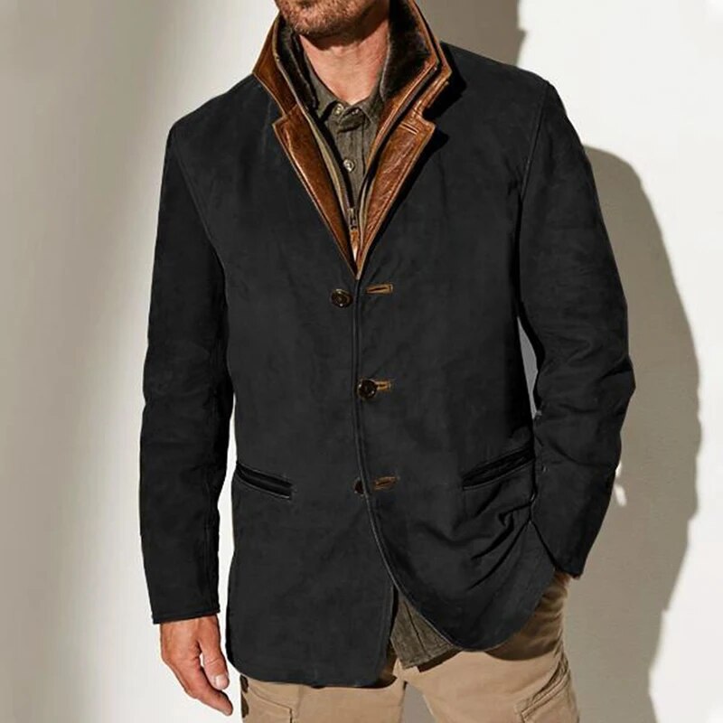 Enzo | Classic Suede Jacket