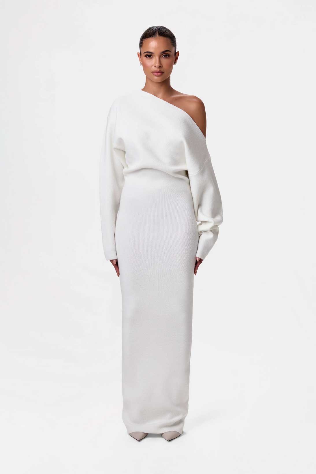 Allure | Knit Sweater Maxi Dress