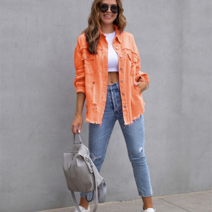 Hannah | 90's Retro Denim Jacket