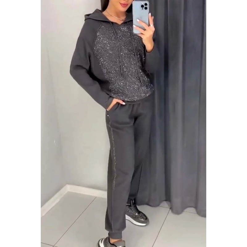 Stella | Dazzling Rhinestone Athletic Set