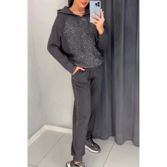 Stella | Dazzling Rhinestone Athletic Set
